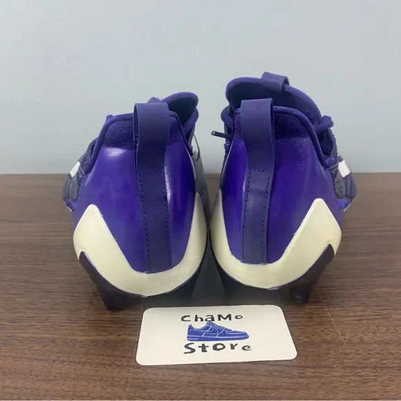 Adidas Adizero Football Cleats Purple White Shoes HP8751 Promo Mens Size 12.5